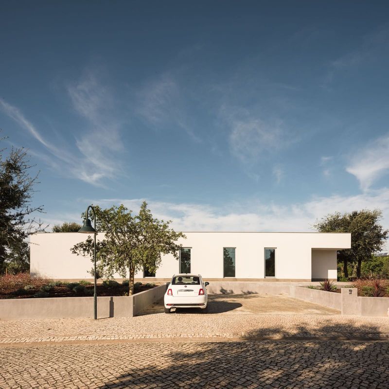 Building One Meter Above the Ground: A Portuguese House That Lets the Land Do the Work