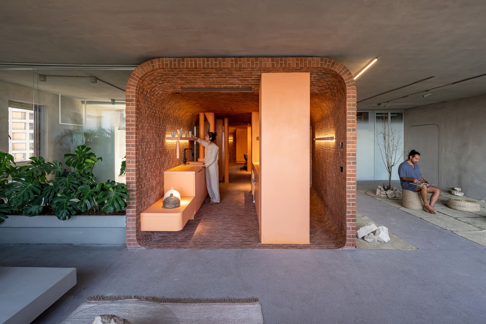 Building Within a Building: A Tehran Apartment Reimagined Through Brick