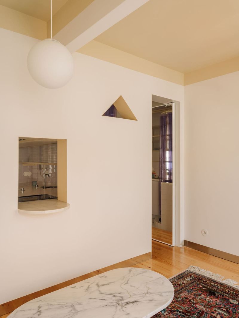 When Two Rooms Share One Worktop: Bureau's Lilac Apartment