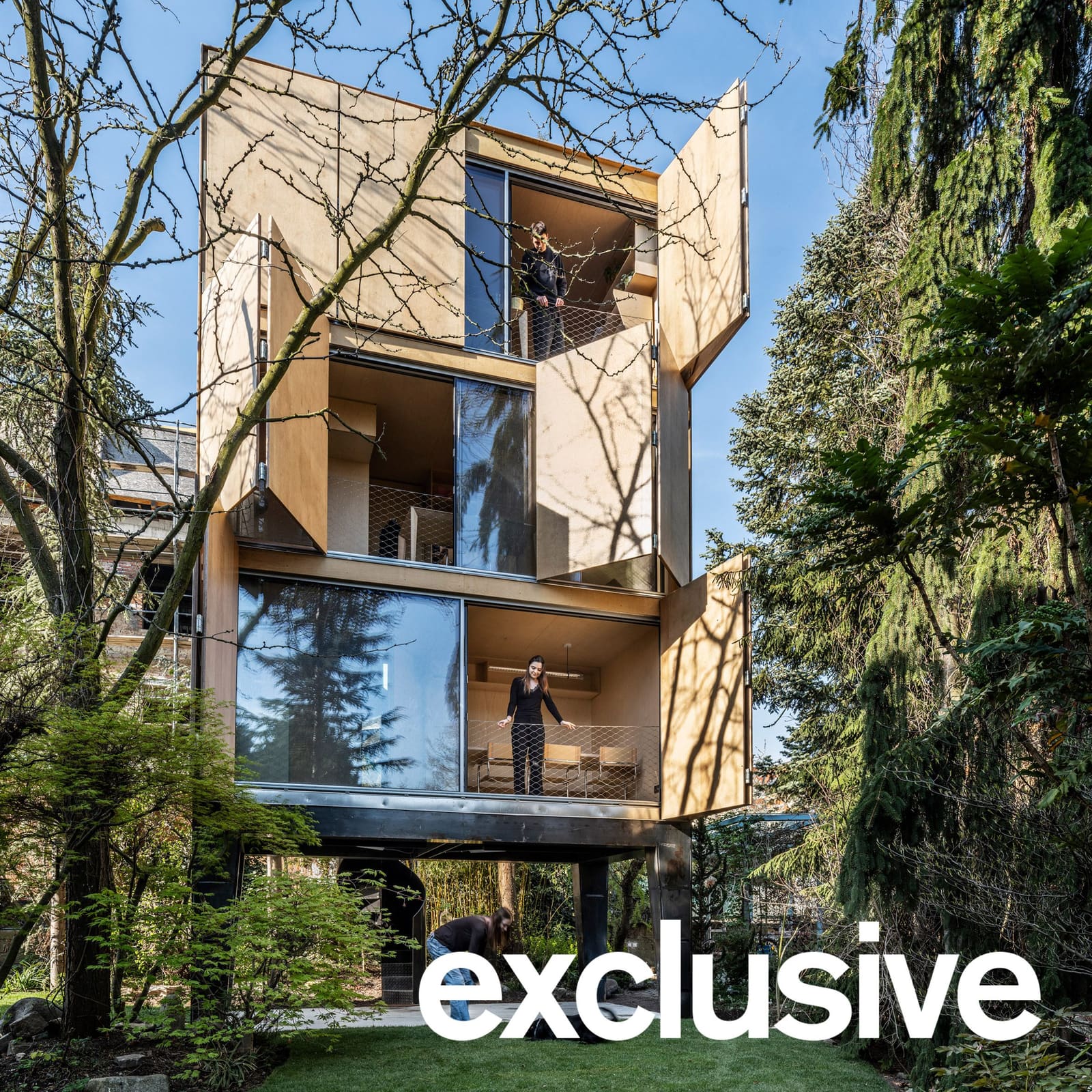 The Five-Metre House: Prague Studio Rethinks Prefab Living Through Furniture