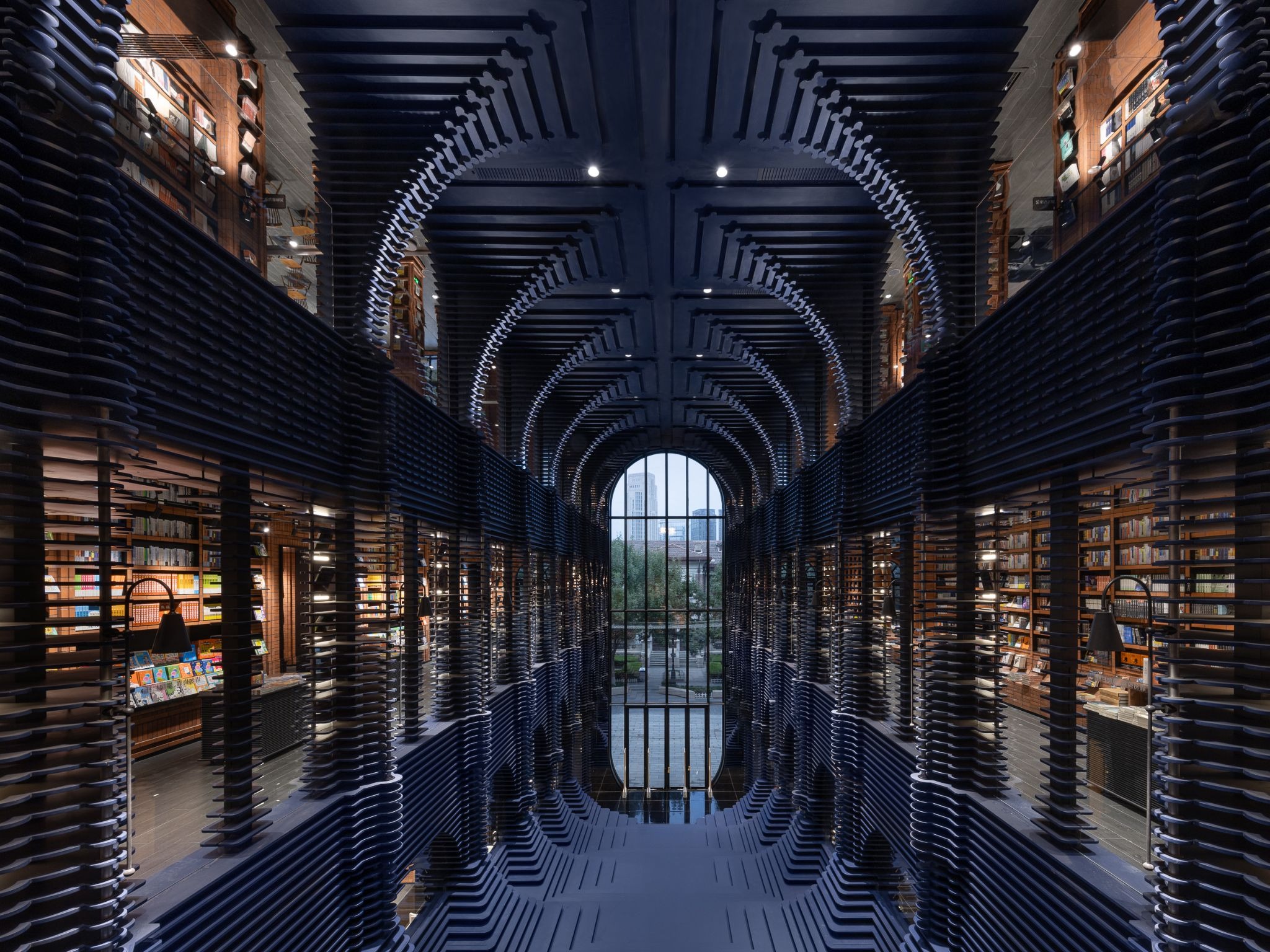 Brick, Steel & Storytelling: Tianjin Zhongshuge by X+Living Transforms Bookstore Architecture