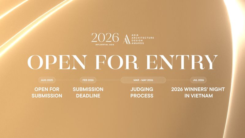 Registration Now Open For The 2026 Asia Architecture Design Awards