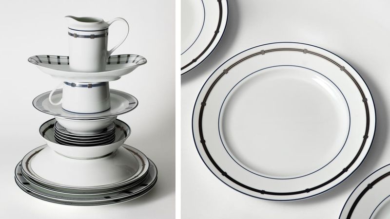 Dior Maison Revives a 1980s Archive Motif for Porcelain Tableware