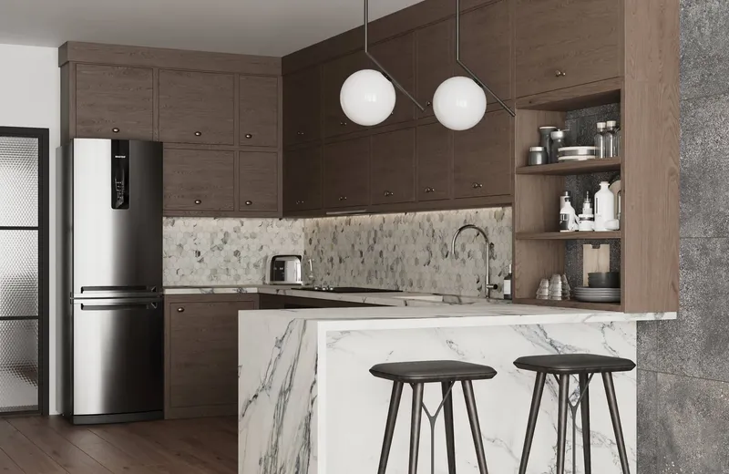 Top Picks - 8 Kitchens Where Natural Stone Takes Center Stage
