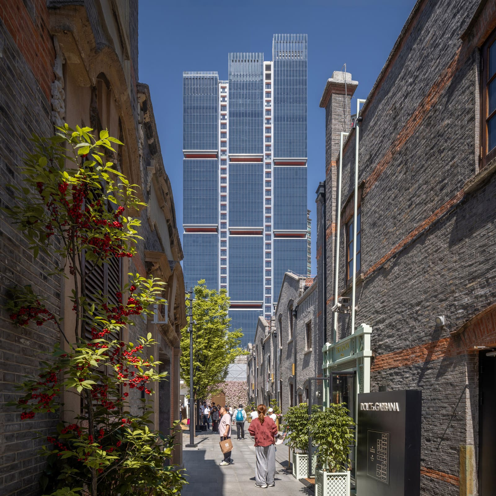 Three Towers in One: How RSHP Translated Shanghai's Laneway Fabric Into a Vertical Form