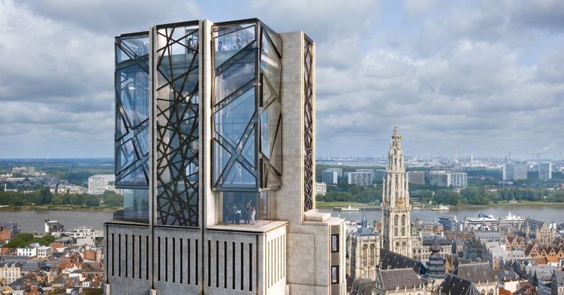 Studio Libeskind to Transform Antwerp’s Boerentoren into a Cultural Landmark
