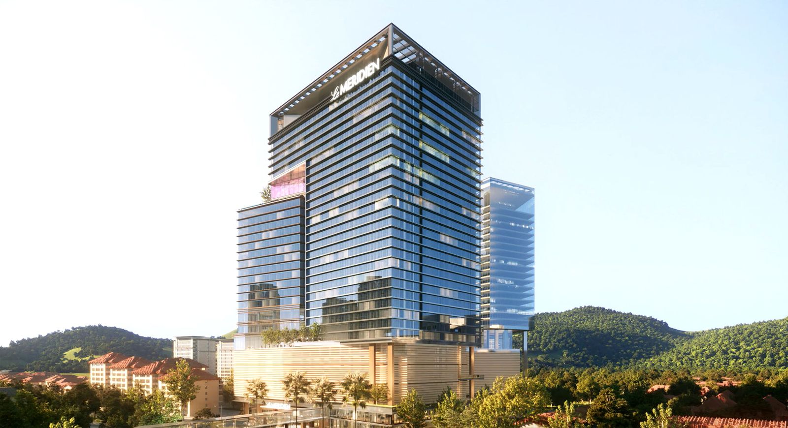 Le Meridien Hotel at Penang Gateway: A 36-Story Landmark with Direct Access to the Airport, Future LRT, and Shopping Mall