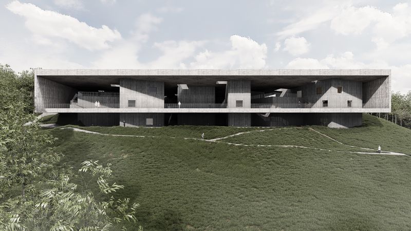 CPLUS Designs ME3 Art Center in Yangshuo as a Fusion of Karst Landscapes, Caves, and Contemporary Culture