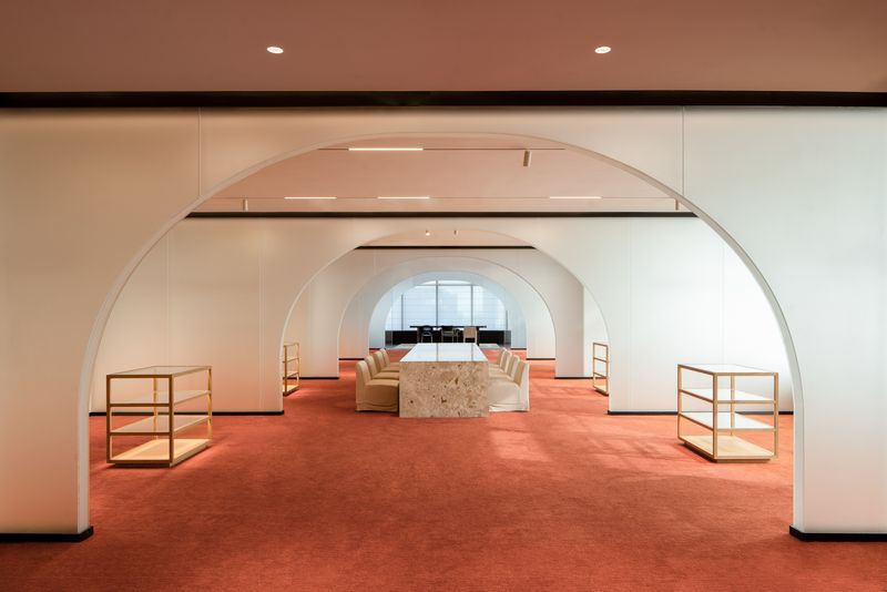 Say Architects Designs DENSE&LIGHT Office in Hangzhou as a ‘Weaving Theatre’ of Fabric and Space