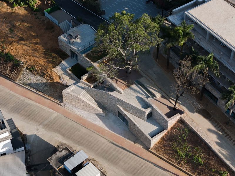 How a Visitor Center Learned to Sit Lightly on a Terraced Mountainside