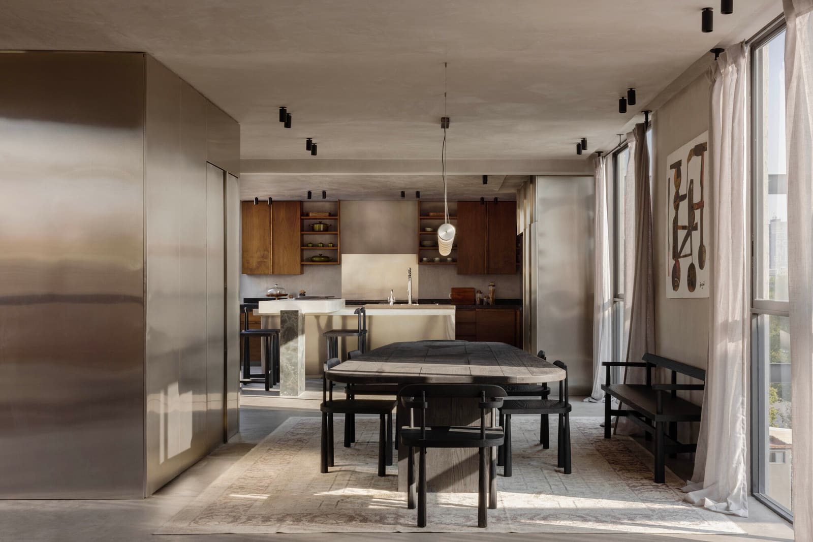 When Brutalism Comes Home: A Penthouse Renovation That Defies Expectations