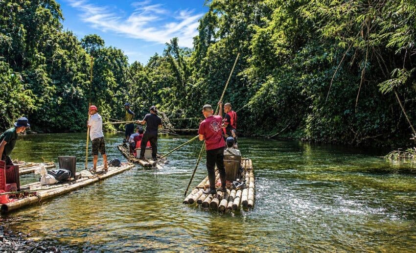 Bamboo Rafts and Forest Feasts on Sarawak's Sirin River
