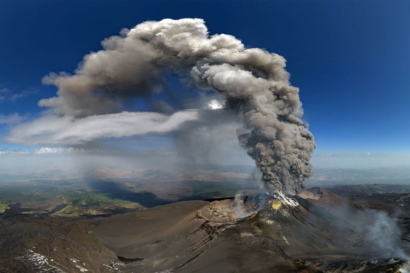 Etna's Ash Cloud Grounds Flights at Sicily's Busiest Airport