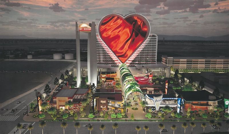 Las Vegas Approves a Heart-Shaped Hotel Tower That's Dividing the Internet