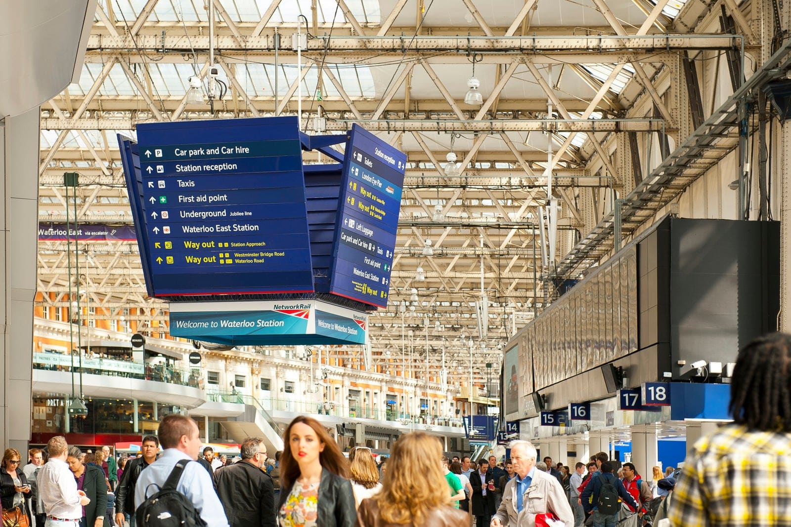 London's Charing Cross and Waterloo East Close for Summer Track Work