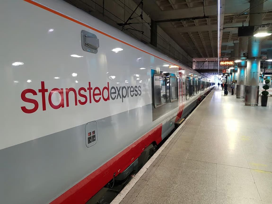 London's Stansted Airport Gets Its First Overnight Train Service