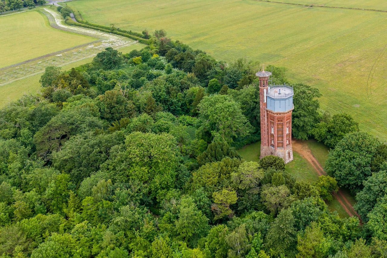 A Victorian Water Tower on Royal Grounds Becomes Holiday Lodging