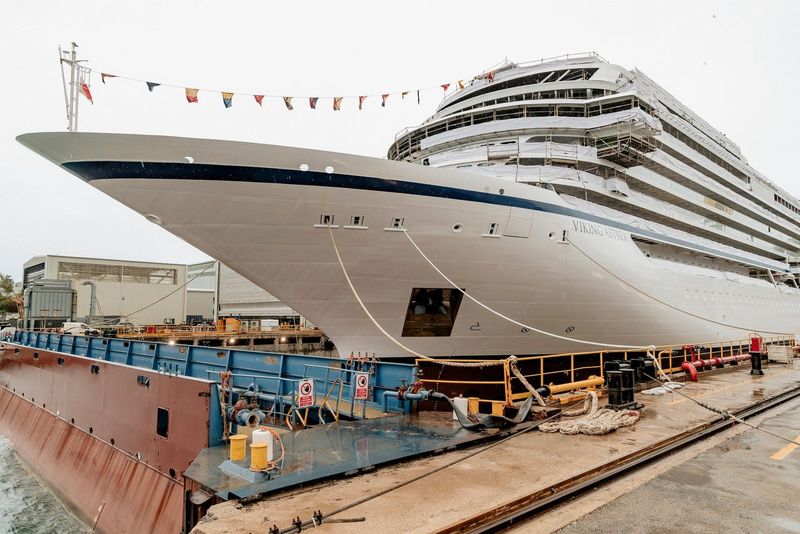 Viking Floats Out Its Second Hydrogen-Ready Ocean Ship